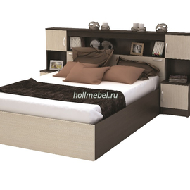 Кровать с закроватным модулем 