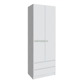 Шкаф 0,8 с 2 ящ. без ручек 